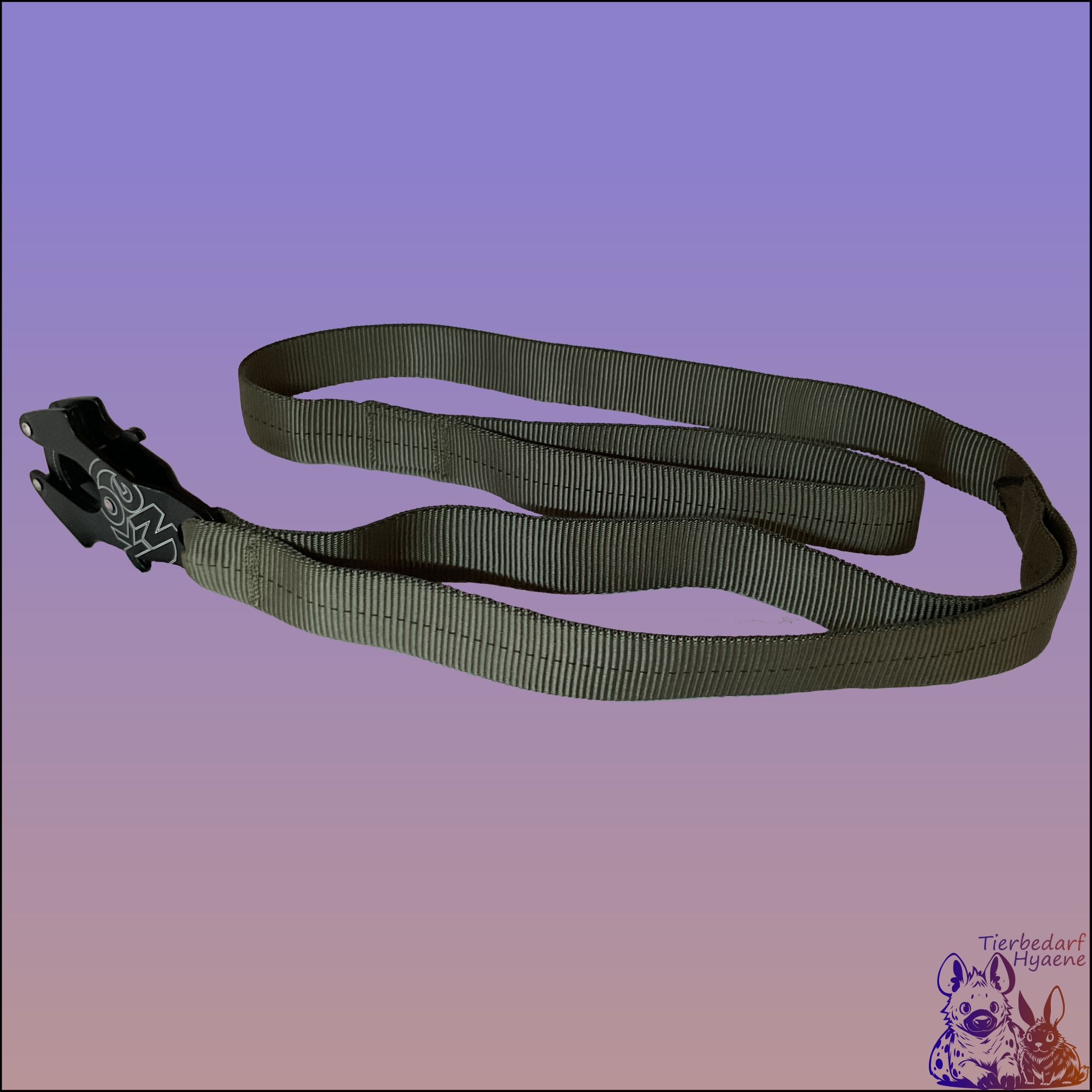 Taktische Nylon Hundeleine mit einem Kong Frog Karabiner und einer Kurzhalteschlaufe – Bild 6