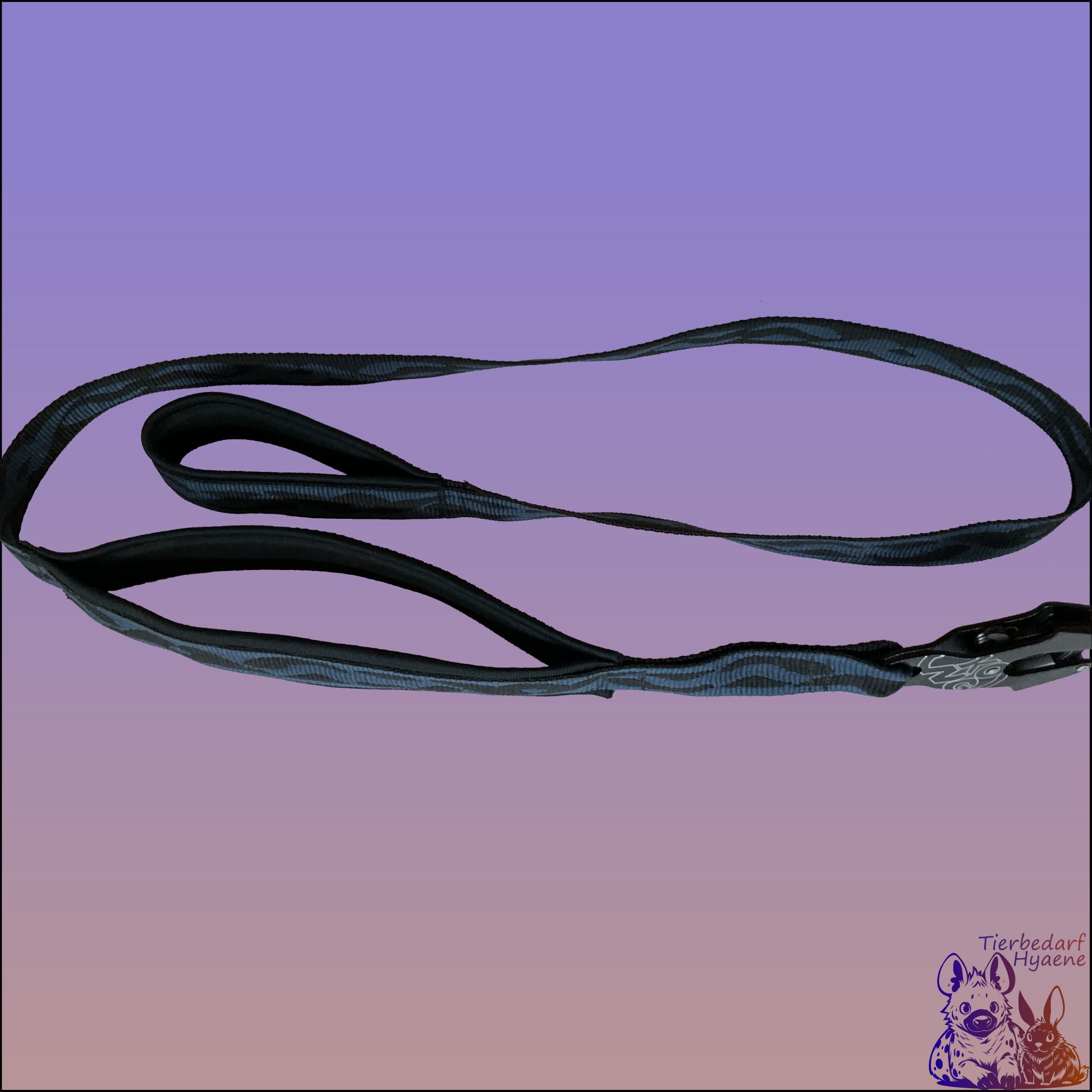 Taktische Nylon Hundeleine mit einem Kong Frog Karabiner und einer Kurzhalteschlaufe – Bild 5